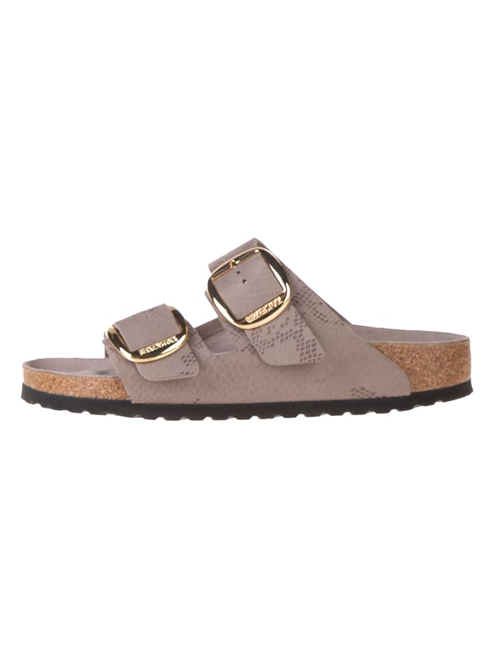 Pantoletten "Arizona" in Taupe