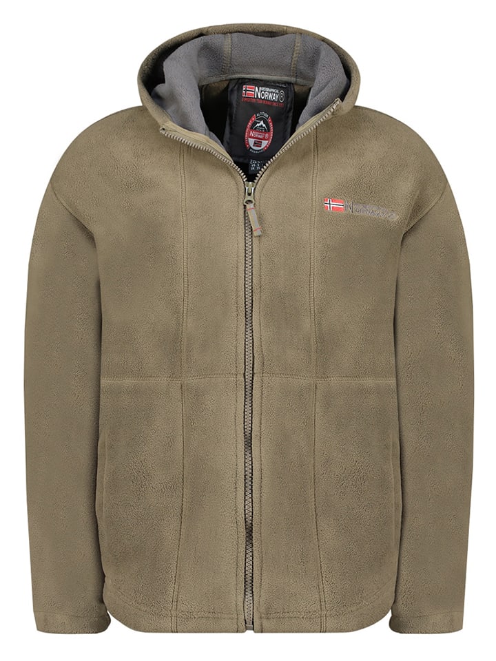 Kurtka polarowa "Torleon" w kolorze khaki