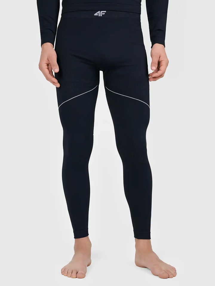 Legginsy termiczne w kolorze czarnym