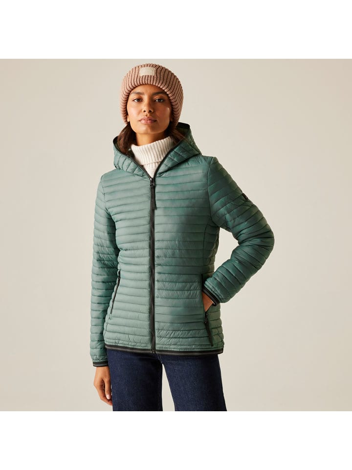 Steppjacke "Rigain" in Türkis
