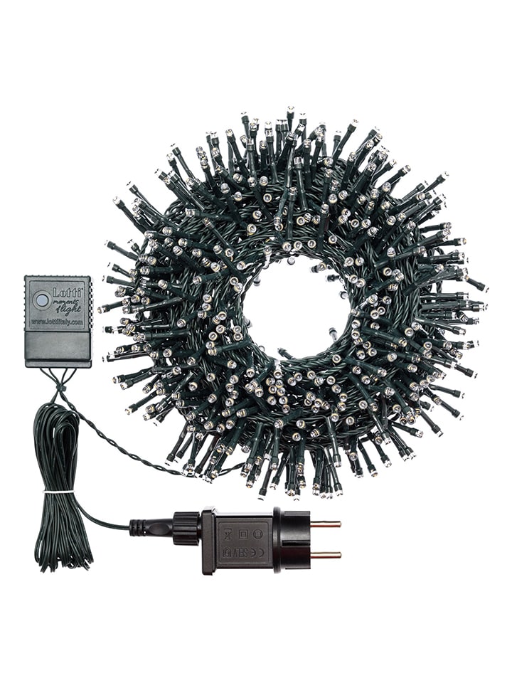 Łańcuch świetlny LED w kolorze zielonym - dł. 14,9 m