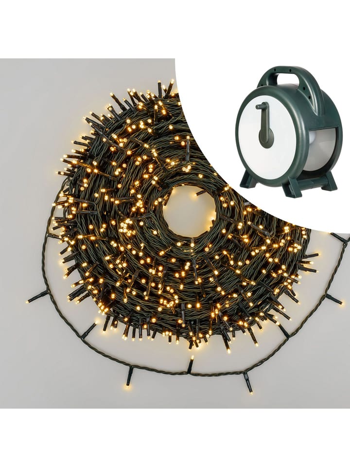 Łańcuch świetlny LED w kolorze zielonym - dł. 72 m
