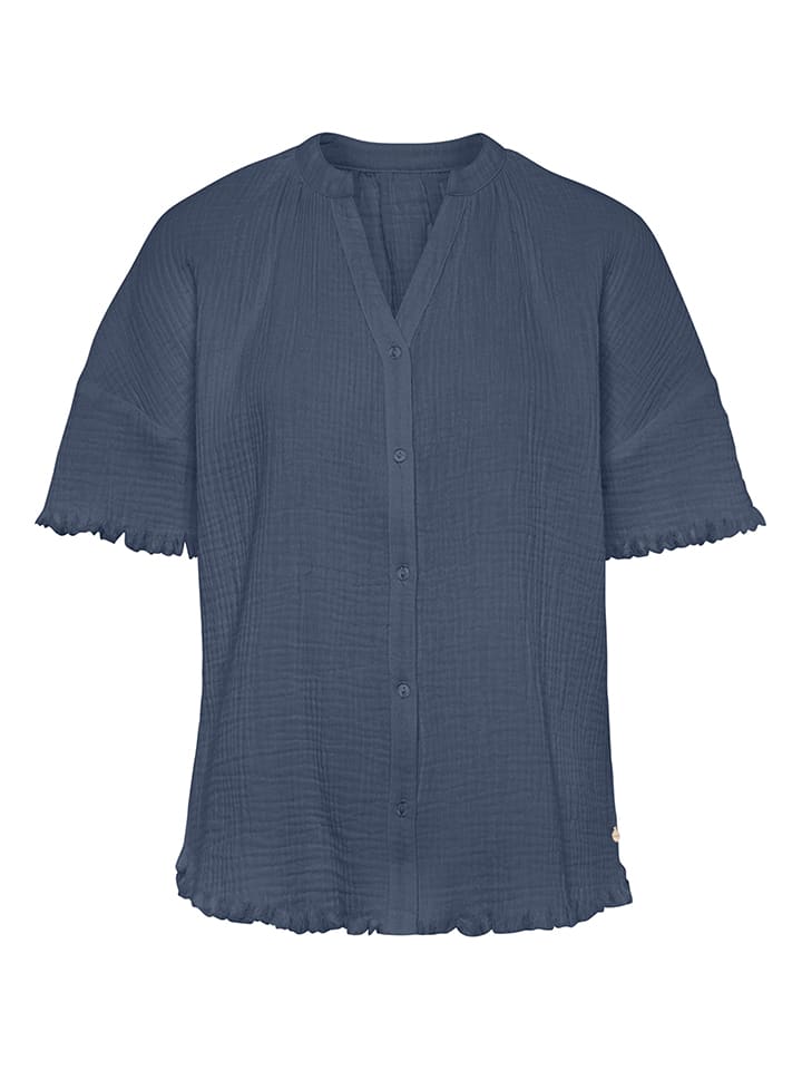Blouse donkerblauw
