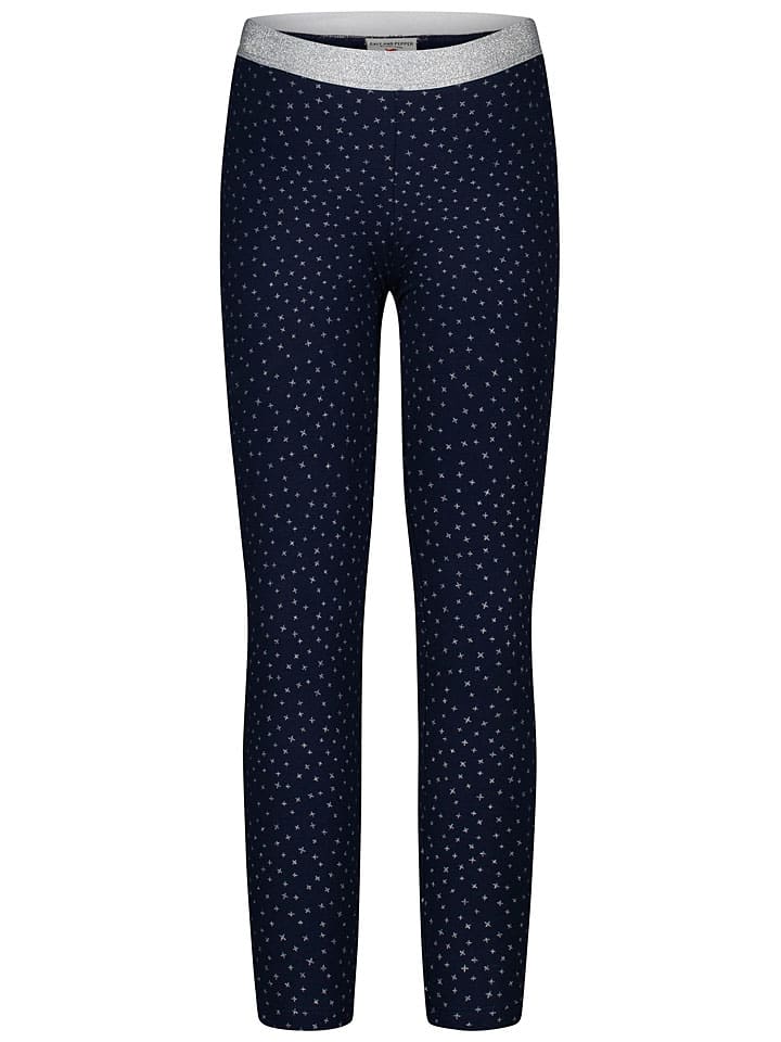 Legginsy w kolorze granatowym