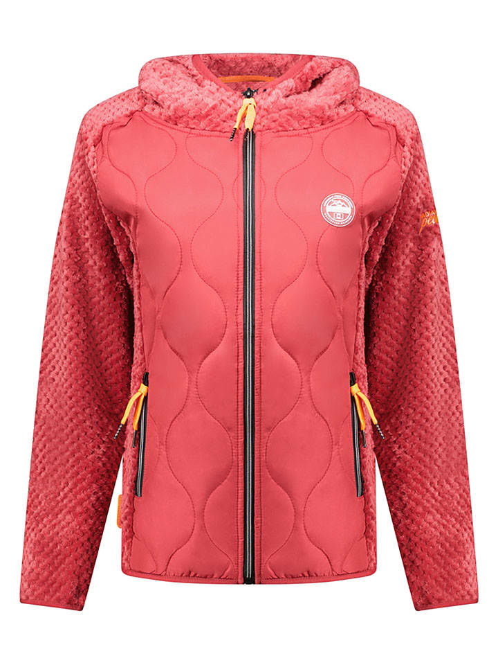 Fleecejacke "Torsadeak" in Bordeaux