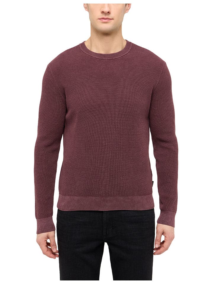 Sweter w kolorze bordowym