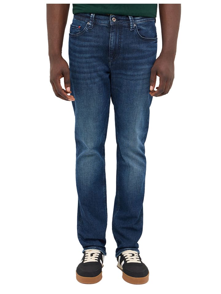 Dżinsy "Vegas" - Slim fit - w kolorze granatowym