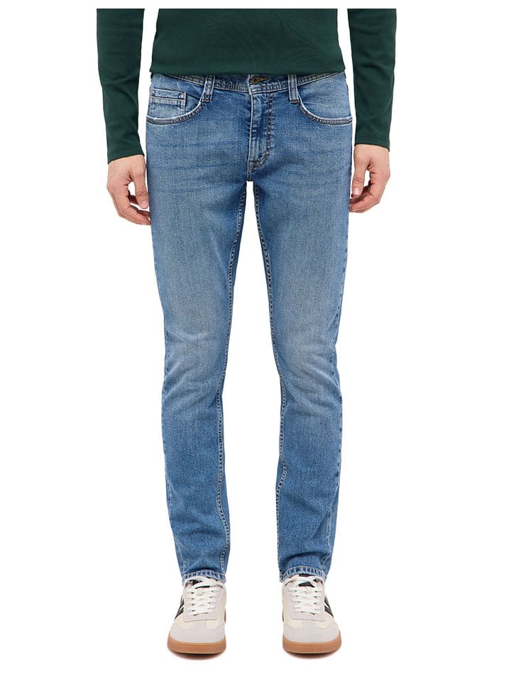 Dżinsy "Oregon" - Slim fit - w kolorze błękitnym