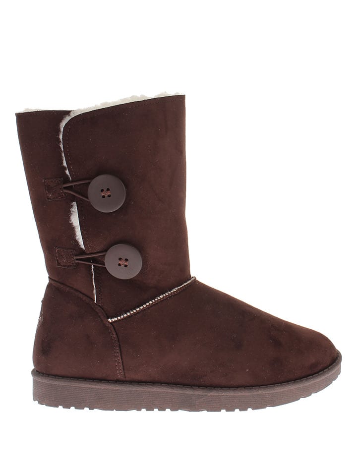 Winterboots "Lola" donkerbruin