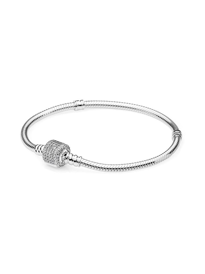 Zilveren armband met zirkonia's