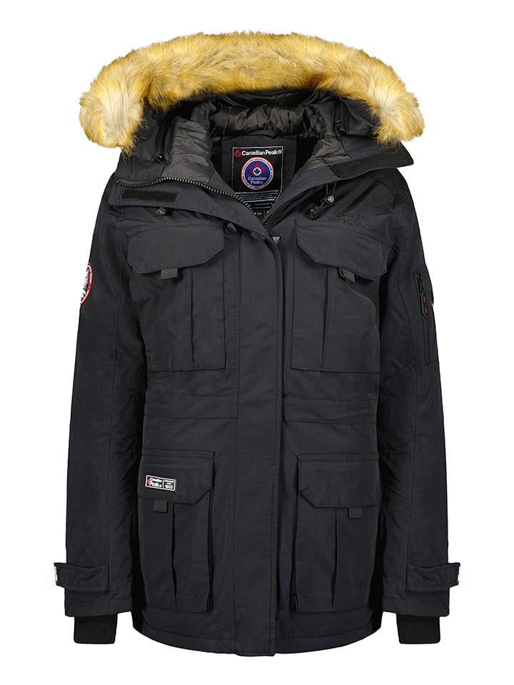 Parka "Babiloneak" w kolorze czarnym