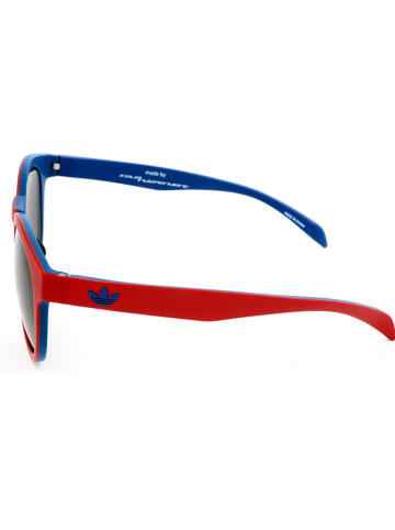 adidas Okulary przeciwsłoneczne unisex w kolorze czerwono-niebieskim