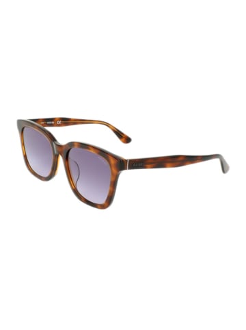 Guess Damskie okulary przeciwsłoneczne w kolorze brązowo-fioletowym