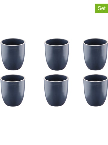 Origin Kubki (6 szt.) "Origin" w kolorze antracytowym - 200 ml