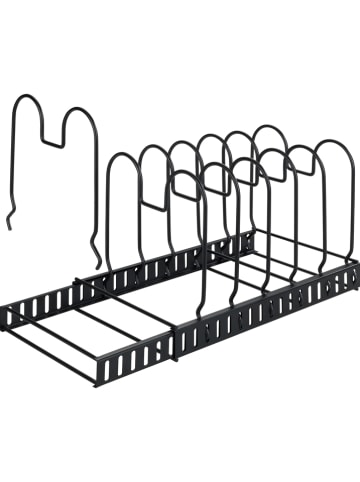 Wenko Serviesstandaard zwart - (B)30 x (H)18 x (D)18 cm