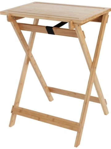 Wenko Beistelltisch in Hellbraun - (B)60 x (H)79 x (T)52 cm