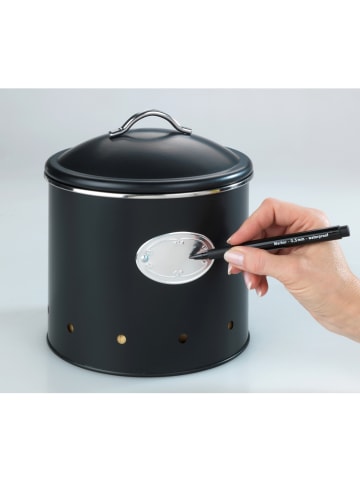 Wenko Pojemnik "Nero" w kolorze czarnym - 1,6 l