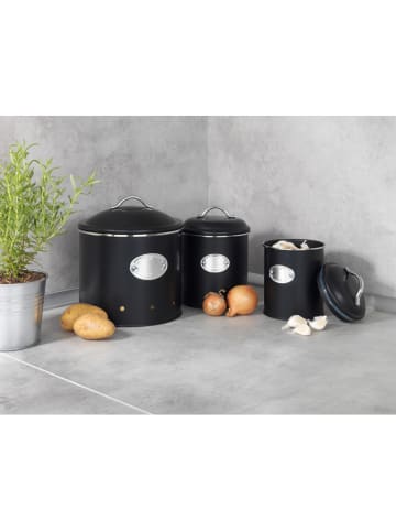 Wenko Voorraadpot "Nero" zwart - (H)1,6 cm