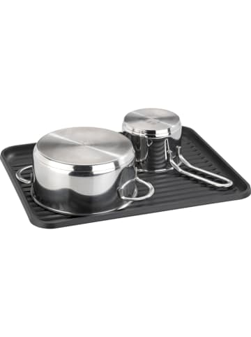 Wenko Afdruiprek "Drip" zwart - (B)36 x (H)15 x (D)30 cm