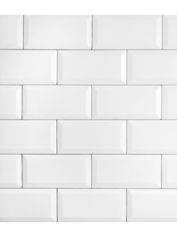 Wenko Spatscherm "Metro" wit - (L)60 x (B)70 cm