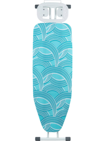 Wenko Strijkplank "Advance" wit/turquoise - (B)150 x (H)42 x (D)8 cm