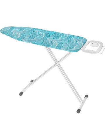 Wenko Bügeltisch "Advance" in Weiß/ Türkis - (B)150 x (H)42 x (T)8 cm