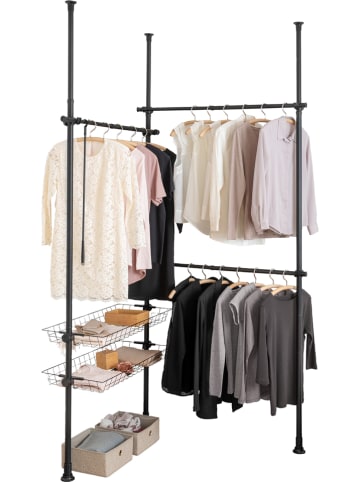 Wenko Garderobe in Schwarz