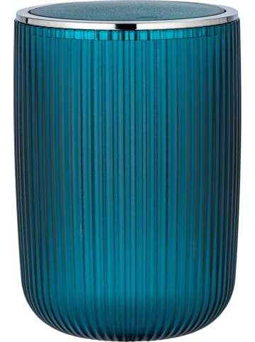 Wenko Schwingdeckeleimer "Agropoli" in Petrol - 5,5 l