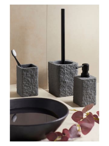 Wenko Zeepdispenser "Villata" antraciet - (B)7 x (H)15 x (D)7 cm