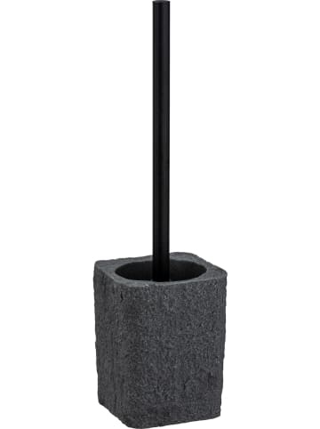 Wenko Zestaw WC "Villata" w kolorze antracytowym - 11 x 37 x 10 cm