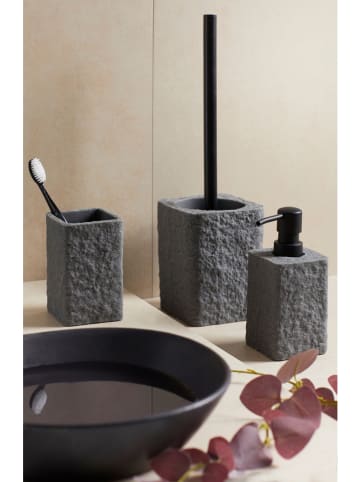 Wenko Zestaw WC "Villata" w kolorze antracytowym - 11 x 37 x 10 cm