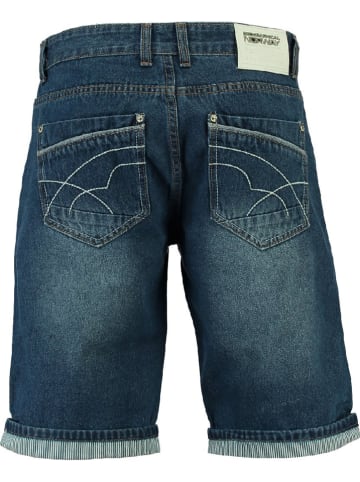 Geographical Norway Spijkerbermuda "Pragmatique" blauw