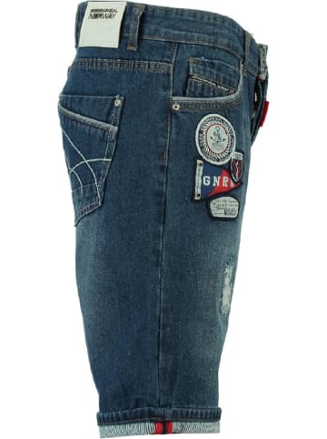 Geographical Norway Bermudy dżinsowe "Pragmatique" w kolorze niebieskim