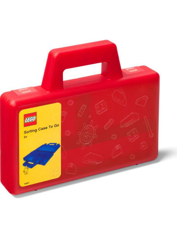 LEGO Walizka "Case to go" w kolorze czerwonym - 19 x 3,5 x 16 cm