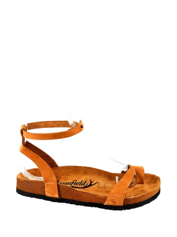 Moosefield Leder-Sandalen in Braun