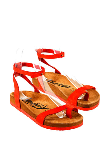 Moosefield Leren sandalen rood