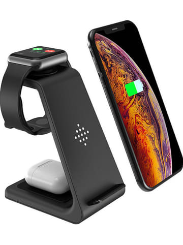 SmartCase Stacja dokująca w kolorze czarnym na iPhone, Apple-Watch i AirPods