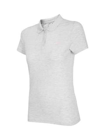 4F Poloshirt in Hellgrau