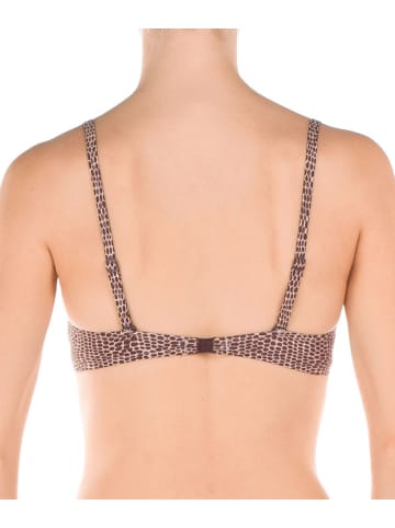 Calida Biustonosz bikini w kolorze brązowo-jasnoróżowym