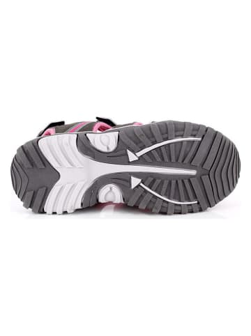 Kimberfeel Trekking-enkelsandalen "Algarve" antraciet/lichtroze