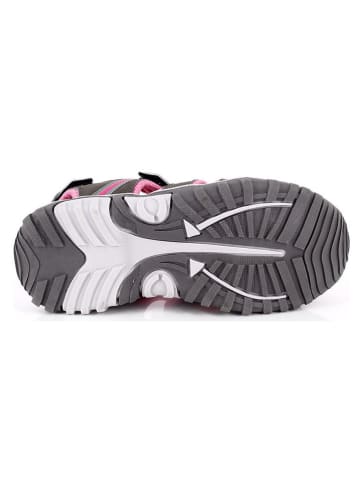 Kimberfeel Trekkinghalbsandalen "Algarve" in Anthrazit/ Rosa