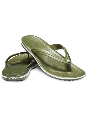 Crocs Teenslippers kaki