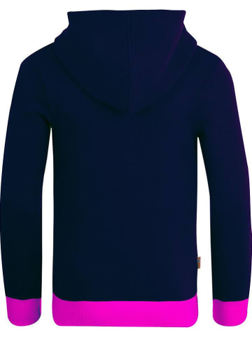 Trollkids Hoodie "Troll" donkerblauw/roze