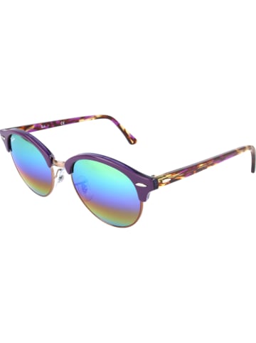 Ray Ban Unisex-Sonnenbrille in Lila/ Gelb