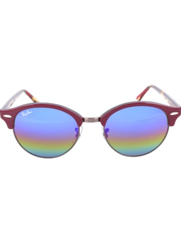 Ray Ban Okulary przeciwsłoneczne unisex w kolorze fioletowo-żółtym