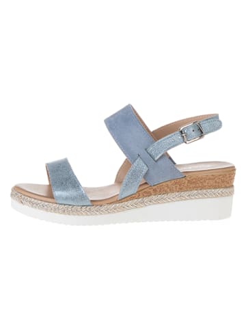 Sixth Sens Keilsandaletten in Blau