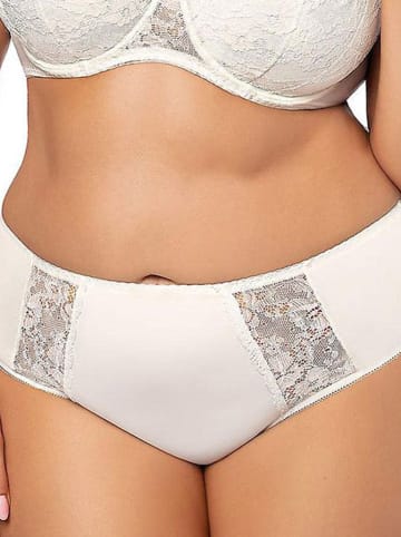 Gorsenia Figi high waist w kolorze kremowym