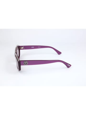 Moschino Damen-Sonnenbrille in Lila/ Grau