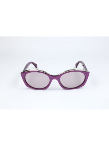 Moschino Damen-Sonnenbrille in Lila/ Grau