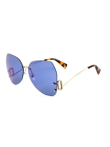 Marc Jacobs Damen-Sonnenbrille in Gold-Braun/ Blau
